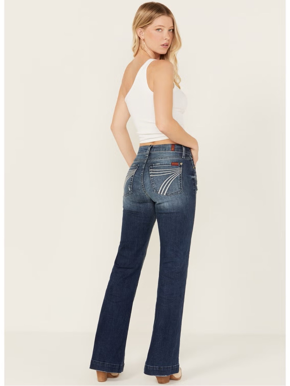 7 For All Mankind Dark Blue DOJO